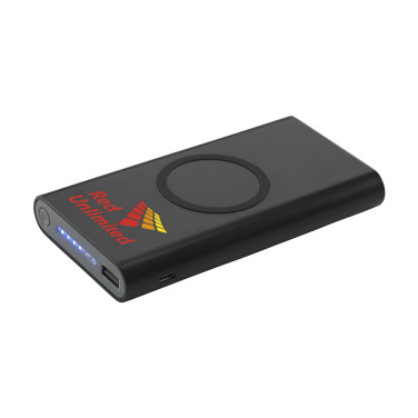 Logo trade corporate gifts image of: Wireless Powerbank 8000 C wireless charger