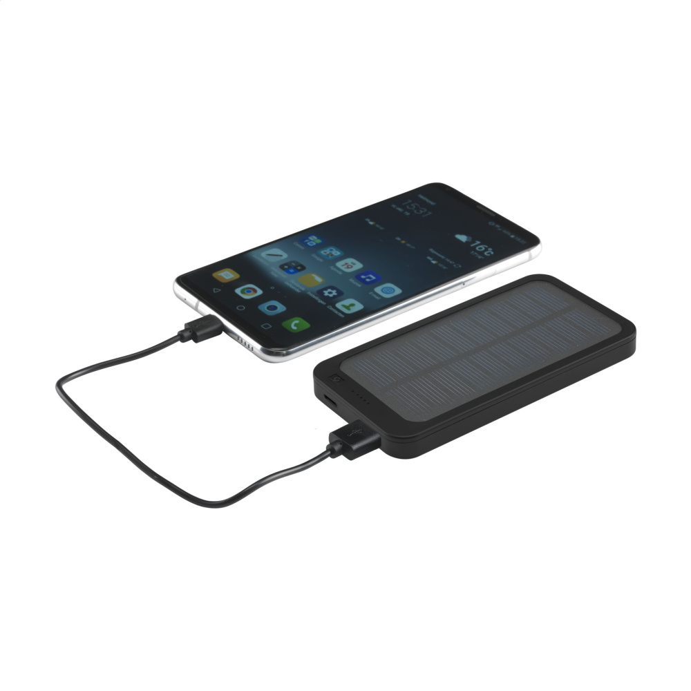 Logotrade business gift image of: Solar Powerbank 4000 power charger