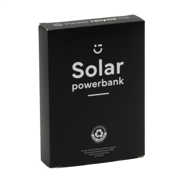 Logo trade promotional merchandise image of: Solar Powerbank 4000 power charger