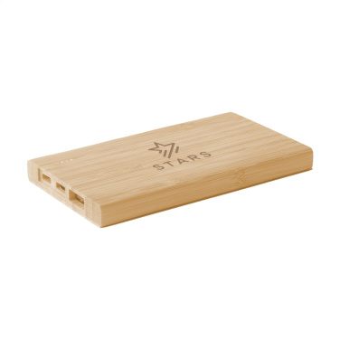 Logotrade promotional giveaway image of: Bamboo 4000 Powerbank external charger