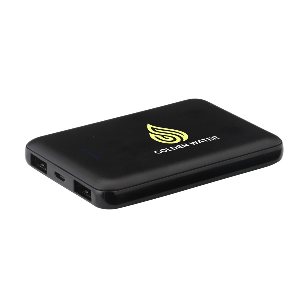 Logo trade promotional merchandise picture of: PocketPower 5000 RCS Recycled Powerbank