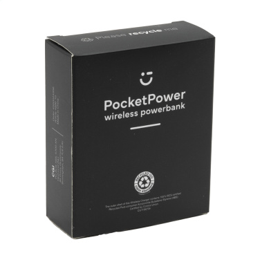 Logo trade advertising products image of: PocketPower 10000 Wireless Powerbank wireless charger