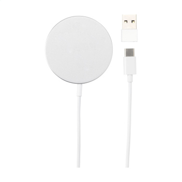 Logo trade promotional items image of: Force MagSafe 10W Recycled Wireless Charger