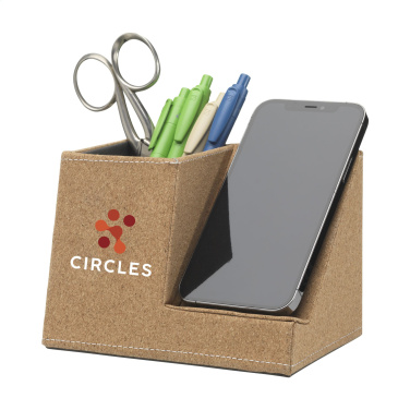 Logotrade corporate gift image of: Ecork Pen Holder Wireless Charger