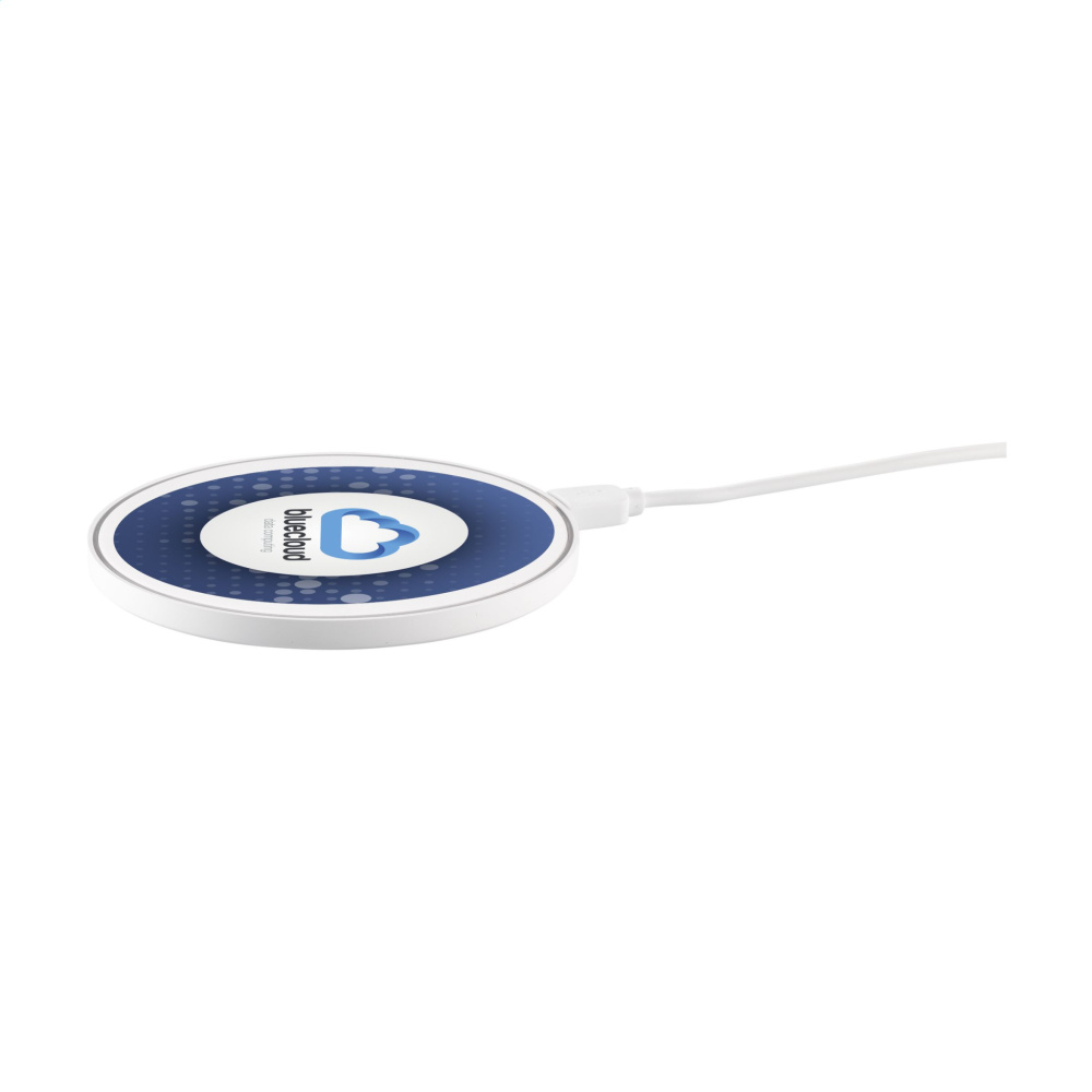 Logo trade corporate gifts picture of: Coil RCS Recycled Wireless Charger