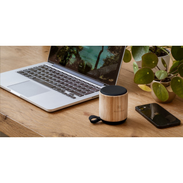 Logotrade promotional gift image of: Timor Bamboo Wireless Speaker