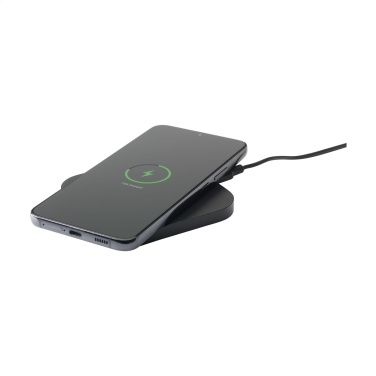 Logo trade promotional merchandise image of: Bamboo Wireless Charger 15W