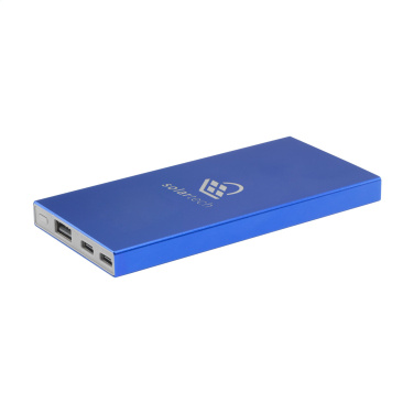 Logo trade promotional items image of: Tecco GRS Recycled Alu Powerbank 5000 external charger