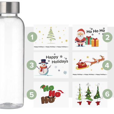 Logotrade corporate gifts photo of: Senga GRS RPET Bottle 500 ml X-Mas