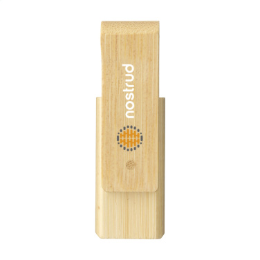 Logo trade promotional gifts image of: USB Waya Bamboo  8 GB