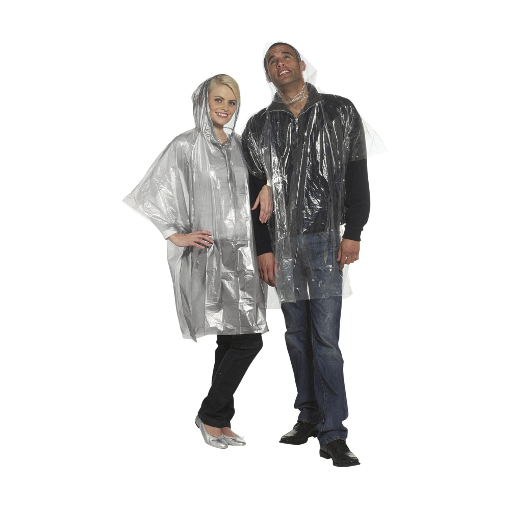 Logotrade business gift image of: Clear poncho/raincoat