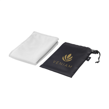 Logo trade promotional products image of: CoolDown RPET sports cooling towel