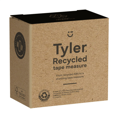 Logo trade promotional product photo of: Tyler RCS Recycled 5 meter tape measure