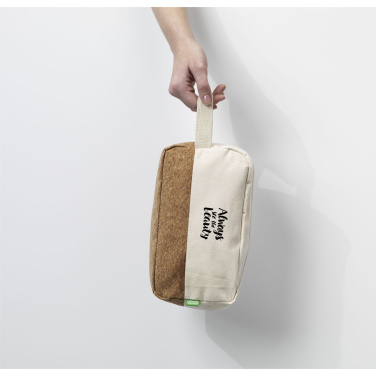 Logo trade promotional items image of: CosCork Eco toiletry bag