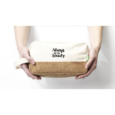 Logo trade promotional gifts image of: CosCork Eco toiletry bag