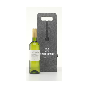 Logo trade business gift photo of: Wine Bag-to-Give GRS RPET