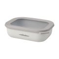 Mepal Cirqula multi use rectangular bowl 1 L lunchbox, nordic white