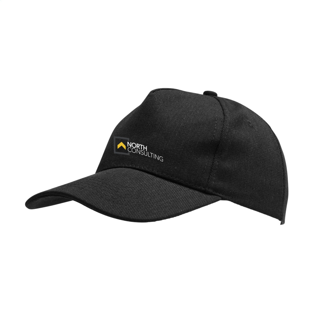 Logo trade promotional gifts image of: Hamar Cap Recycled Cotton cap