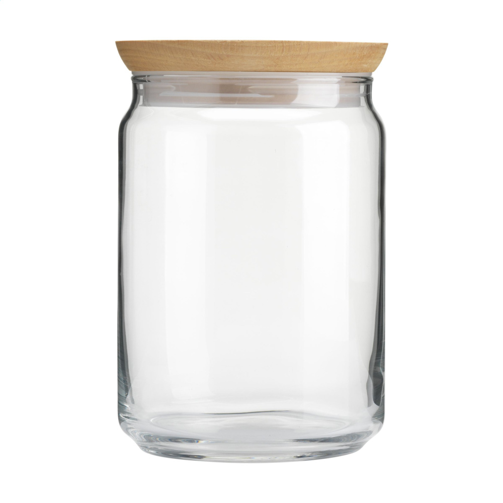 Logotrade advertising products photo of: Wood Jar Storage