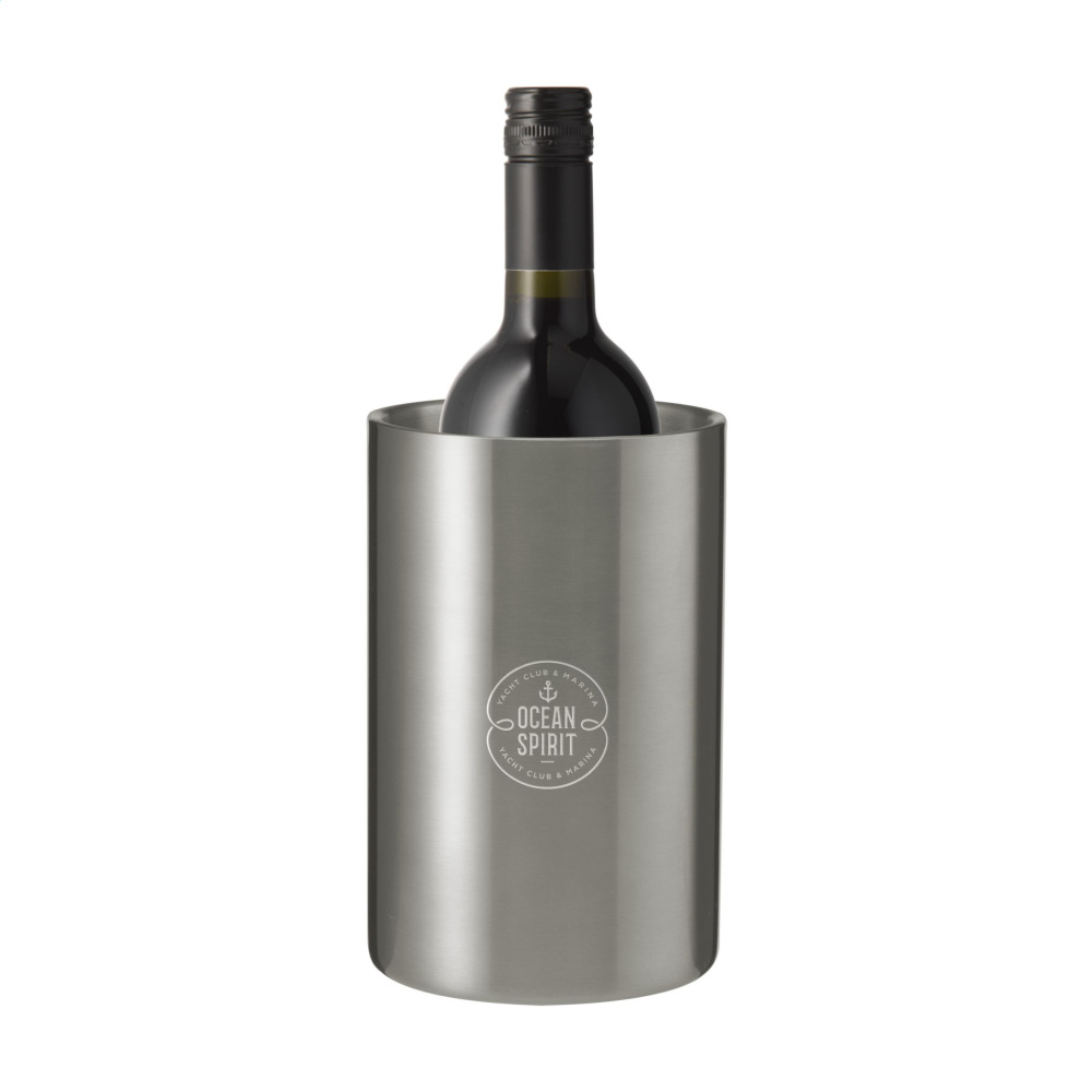 Logotrade promotional gift picture of: CoolSteel RCS Recycled Steel wine cooler