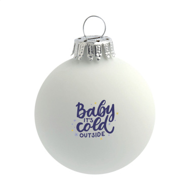 Logotrade promotional giveaways photo of: Christmas Bauble Ø 6 cm - Made in Europe