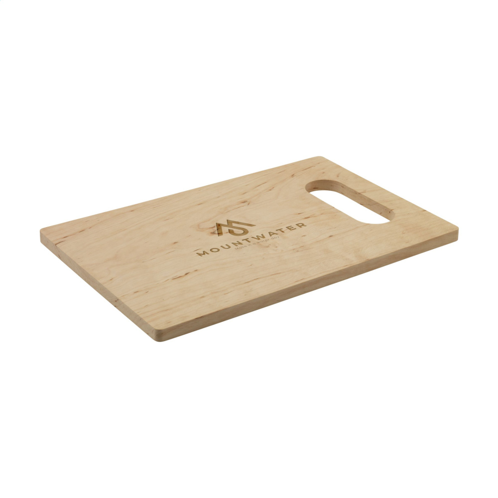 Logotrade promotional product image of: Alder Wood Chopping Board Open Grip