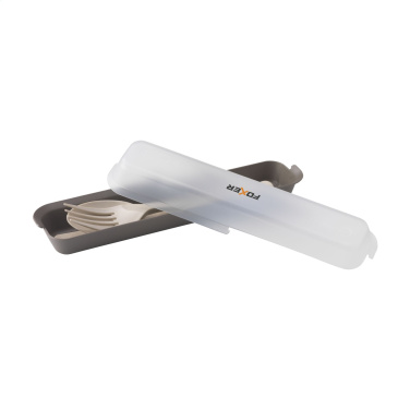 Logo trade business gift photo of: Outdoor 3-piece Cutlery Set