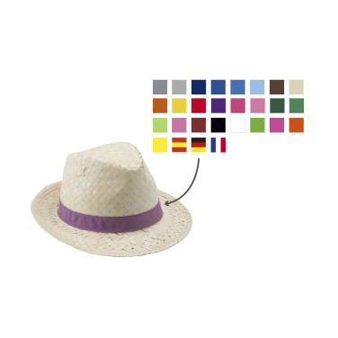 Logo trade promotional giveaway photo of: Toledo Straw Hat