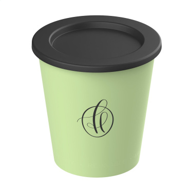 Logo trade promotional products image of: Drinking Cup Bio-Based Lid 200 ml