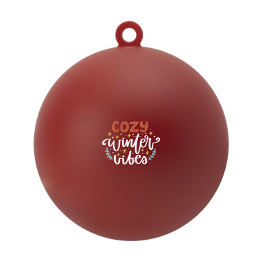 Logo trade promotional gifts picture of: Christmas Bauble Ø 7 cm Recycled PP - Made in Europe