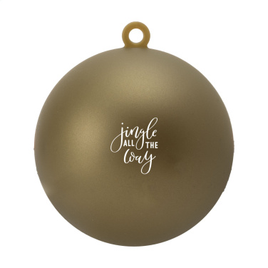 Logo trade promotional products image of: Christmas Bauble Ø 7 cm Recycled PP - Made in Europe