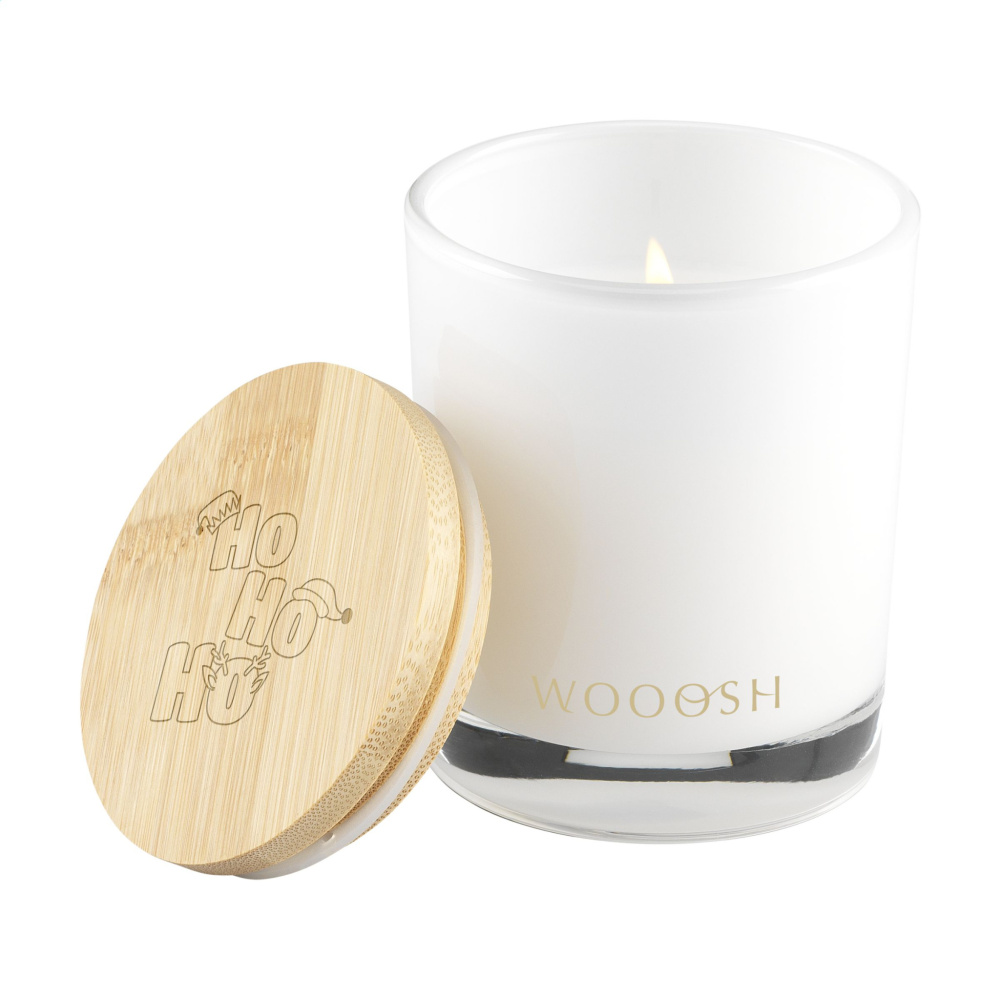 Logo trade corporate gifts image of: Wooosh Scented Candle Sweet Vanilla X-Mas