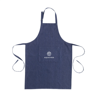 Logotrade promotional gifts photo of: Apron GRS Recycled Denim (220 g/m²)