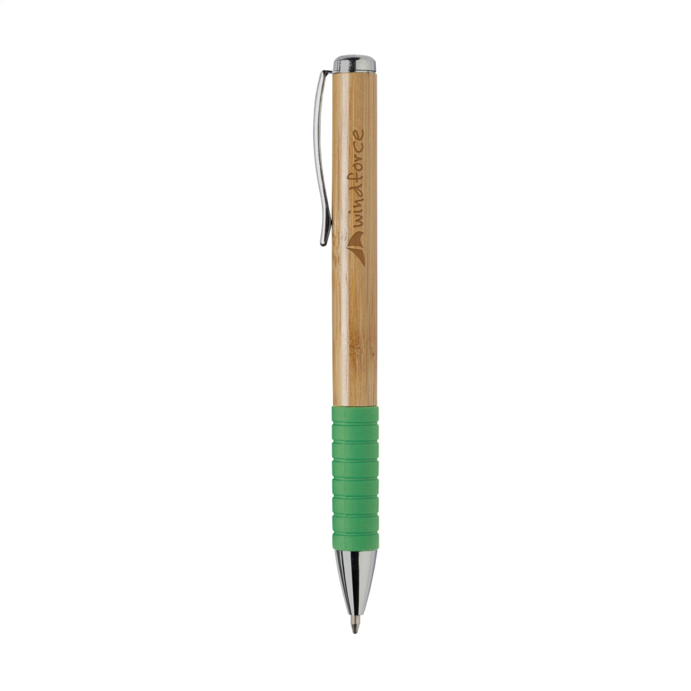 Logo trade corporate gifts image of: BambooWrite pen