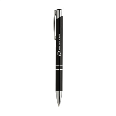 Logo trade promotional giveaways picture of: Ebony Shiny pen