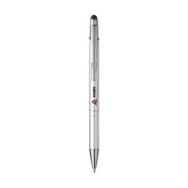 Logo trade promotional gifts image of: Ebony Touch stylus pen