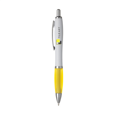 Logo trade promotional gifts image of: Athos White pen