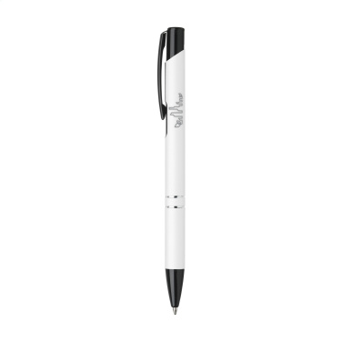 Logotrade promotional gift image of: Ebony Rubberised pen