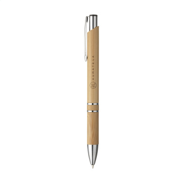 Logo trade promotional giveaway photo of: Ebony Bamboo pen