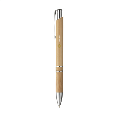 Logo trade business gift photo of: Ebony Bamboo pen