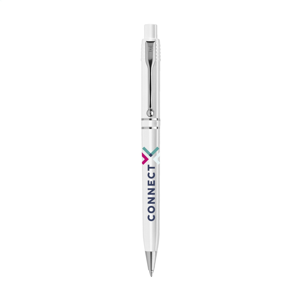 Logotrade promotional gift image of: Stilolinea Raja Chrome Recycled pen