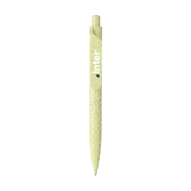 Logo trade promotional giveaways image of: Stalk Wheatstraw Pen