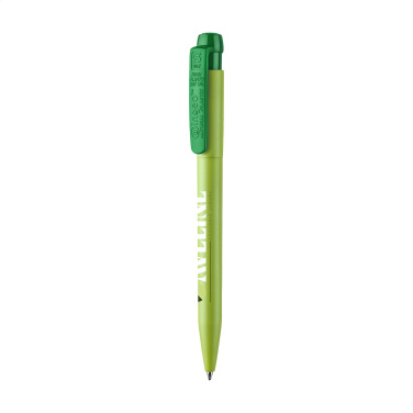 Logo trade corporate gifts picture of: Stilolinea Ingeo Pen Green Office