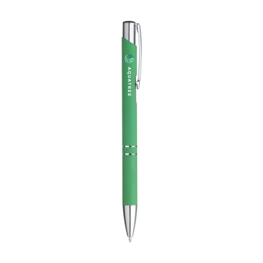 Logotrade promotional products photo of: Ebony Soft Touch Accent pen