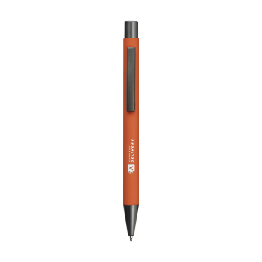 Logotrade promotional product image of: Brady Soft Touch Recycled Alu pens