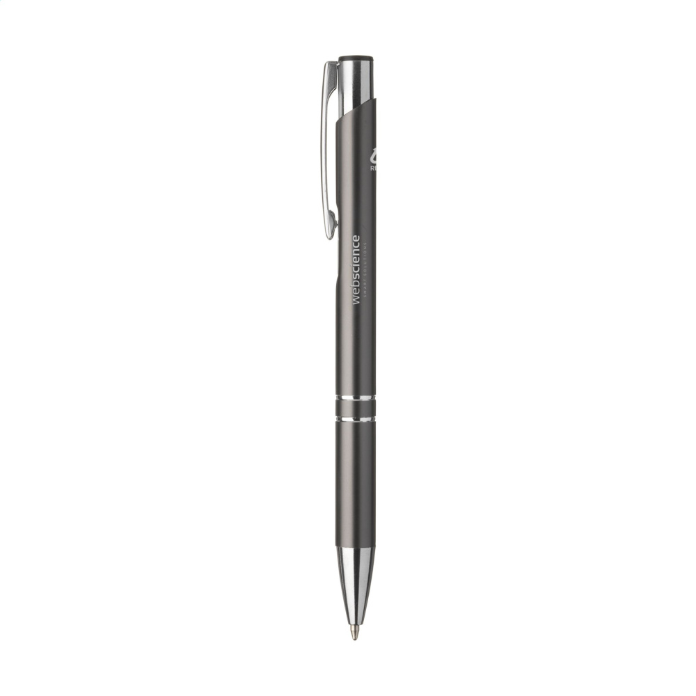 Logo trade promotional gifts picture of: Ebony Recycled Alu pens