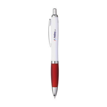 Logo trade promotional product photo of: Athos Trans GRS Recycled ABS pen