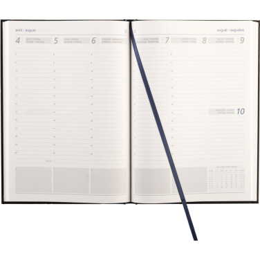 Logo trade promotional merchandise picture of: Eurodirect Balacron diary A5 4-languages