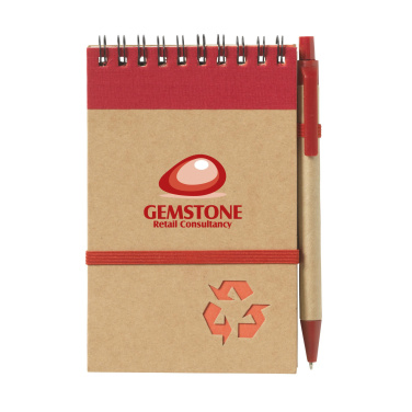 Logo trade corporate gifts picture of: RecycleNote-M Paper notebook