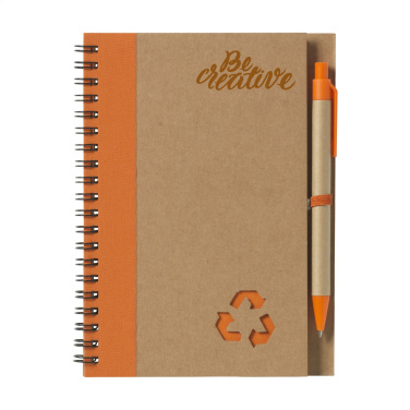 Logo trade promotional items picture of: Recycle Note-L Paper notebook